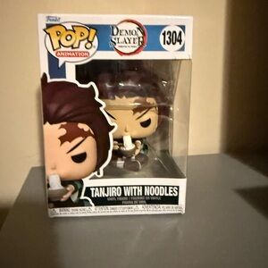 Funko Pop tanjiro with noodles